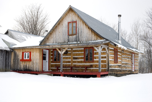 La cabane à sucre extérieur